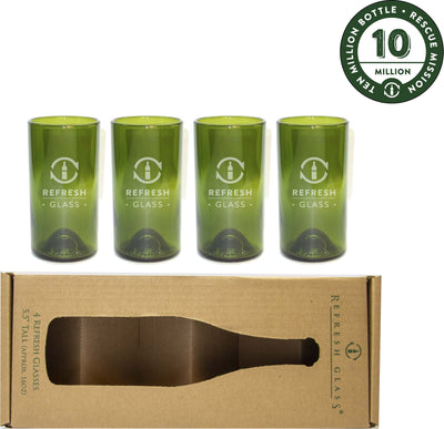 Quatro :: 16oz Green 4 pack